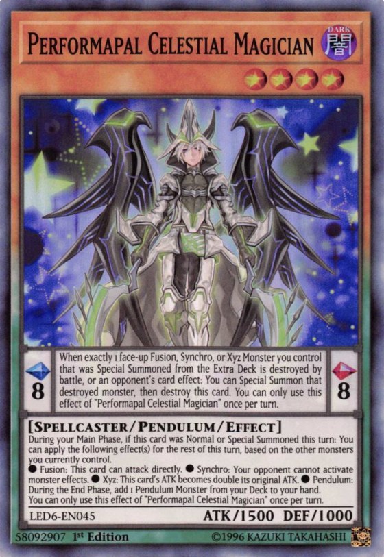 Performapal Celestial Magician - 1st Edition