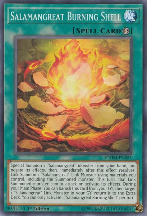 Salamangreat Burning Shell - 1st Edition