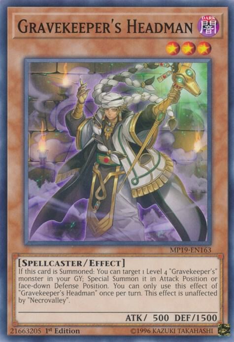 Gravekeeper's Headman - 1st Edition