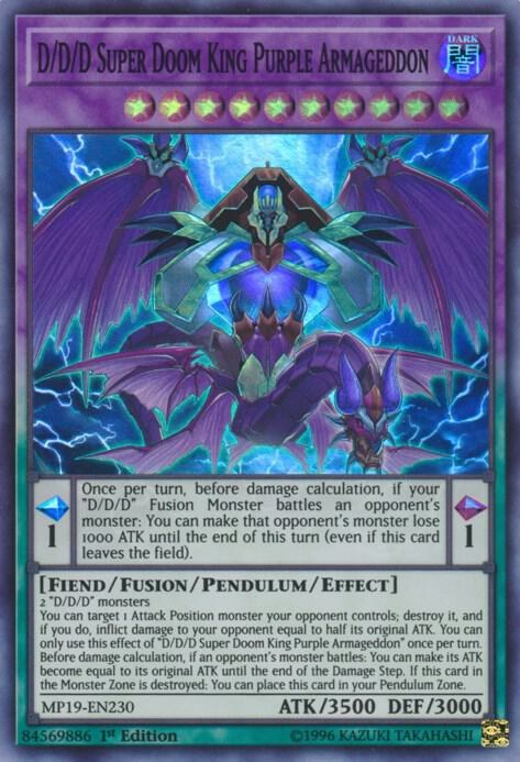 D/D/D Super Doom King Purple Armageddon - Unlimited