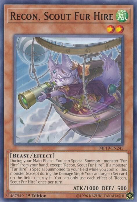 Recon, Scout Fur Hire - 1st Edition