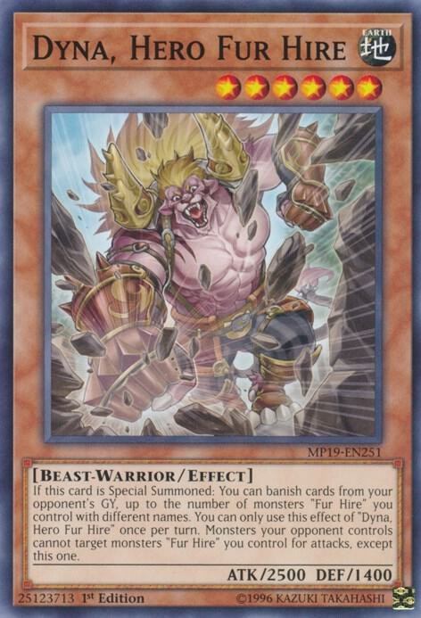 Dyna, Hero Fur Hire - 1st Edition