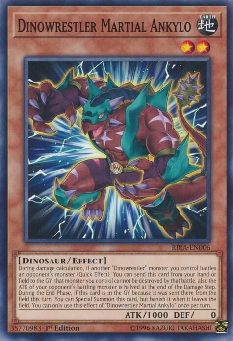 Dinowrestler Martial Ankylo - 1st Edition
