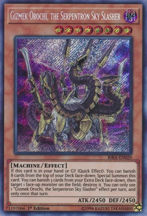 Gizmek Orochi, the Serpentron Sky Slasher - 1st Edition