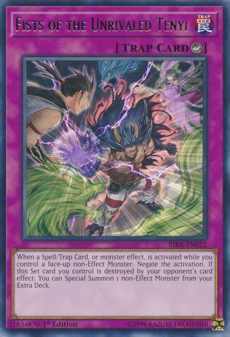 Fists of the Unrivaled Tenyi - 1st Edition