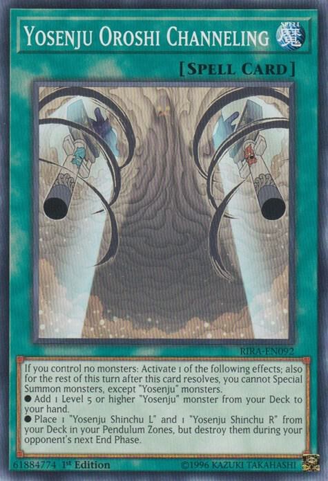 Yosenju Oroshi Channeling - 1st Edition