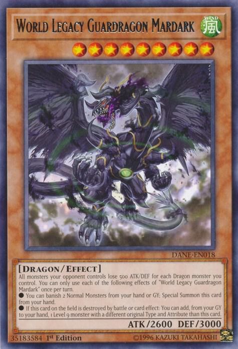 World Legacy Guardragon Mardark - Unlimited