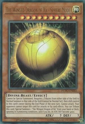 The Winged Dragon of Ra - Sphere Mode - 1st Edition