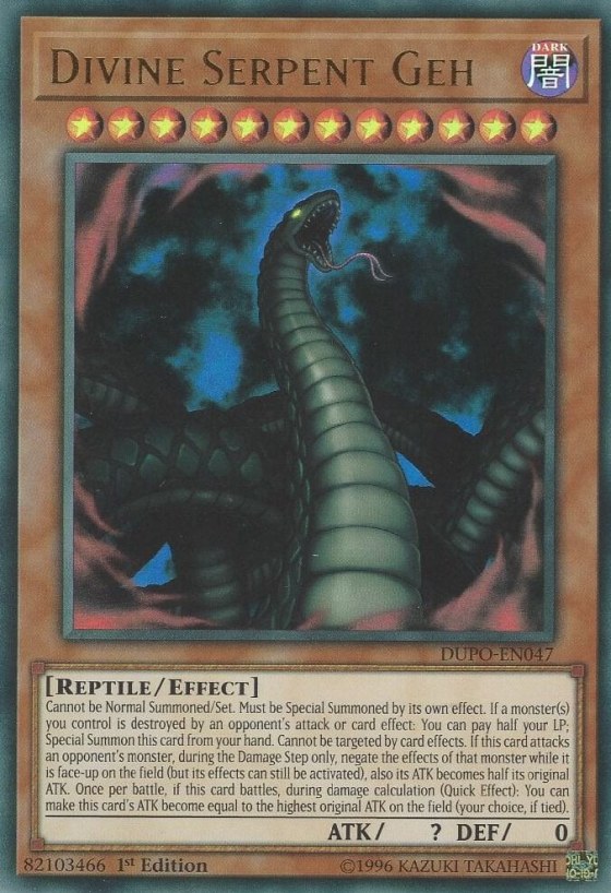 Divine Serpent Geh - 1st Edition