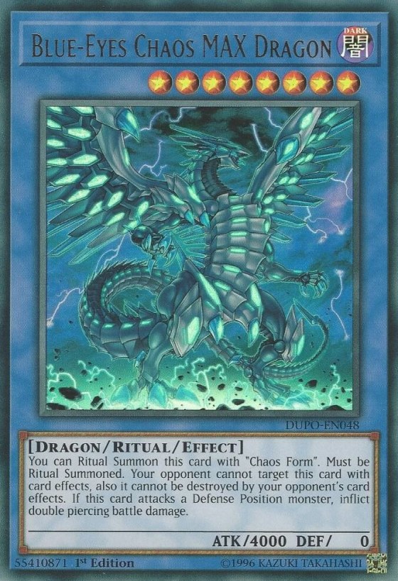 Blue-Eyes Chaos MAX Dragon - 1st Edition