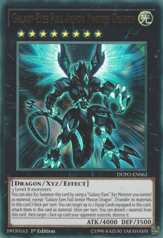 Galaxy-Eyes Full Armor Photon Dragon - 1st Edition