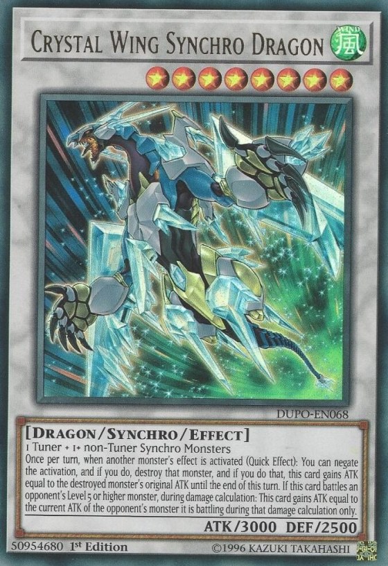Crystal Wing Synchro Dragon - Unlimited