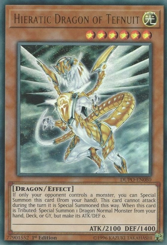 Hieratic Dragon of Tefnuit - 1st Edition