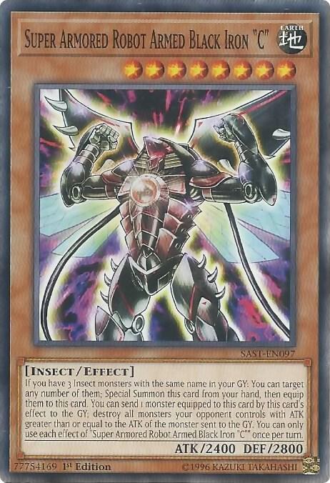 Super Armored Robot Armed Black Iron "C" - 1st Edition
