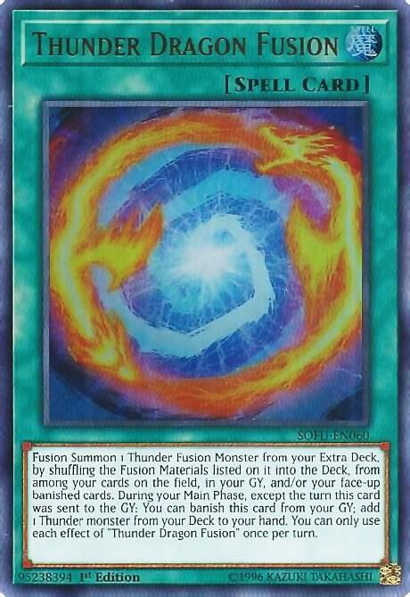 Thunder Dragon Fusion - 1st Edition