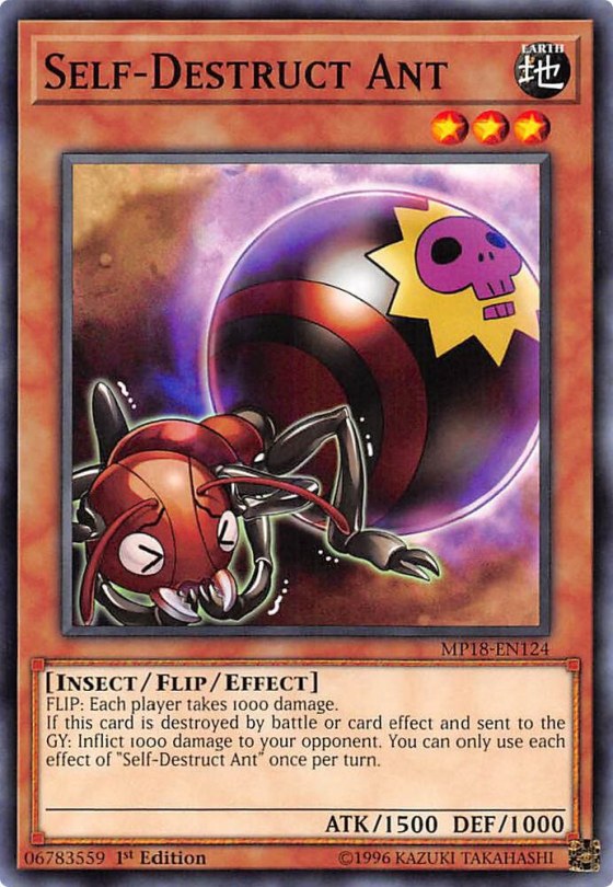Self-Destruct Ant