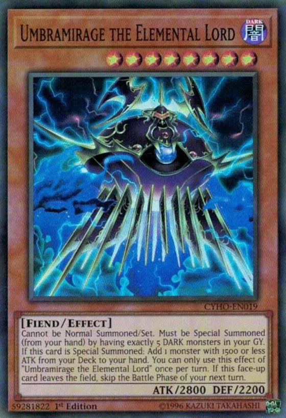 Umbramirage the Elemental Lord - 1st Edition