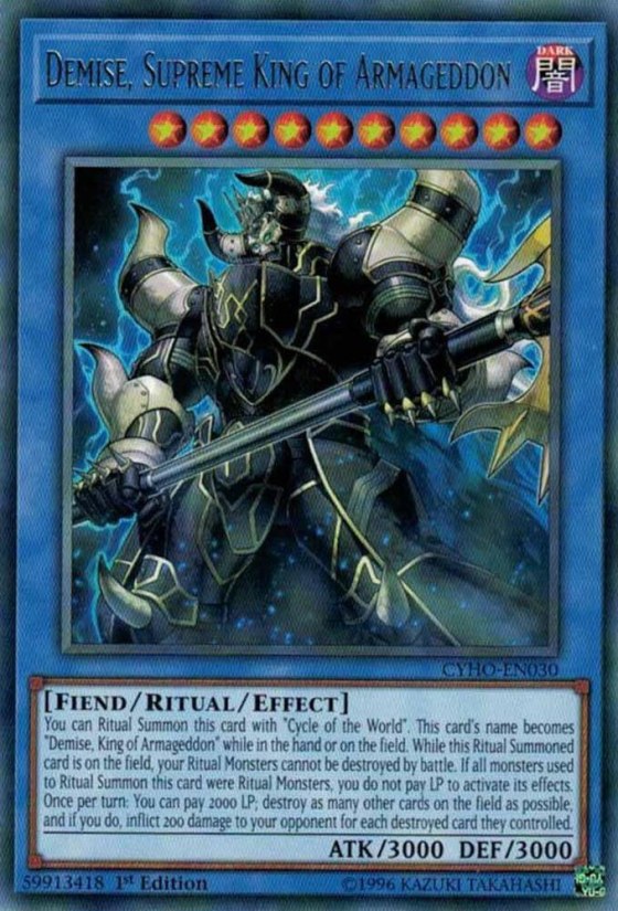 Demise, Supreme King of Armageddon - 1st Edition