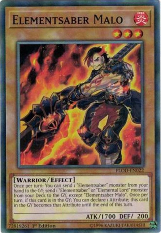 Elementsaber Malo - 1st Edition
