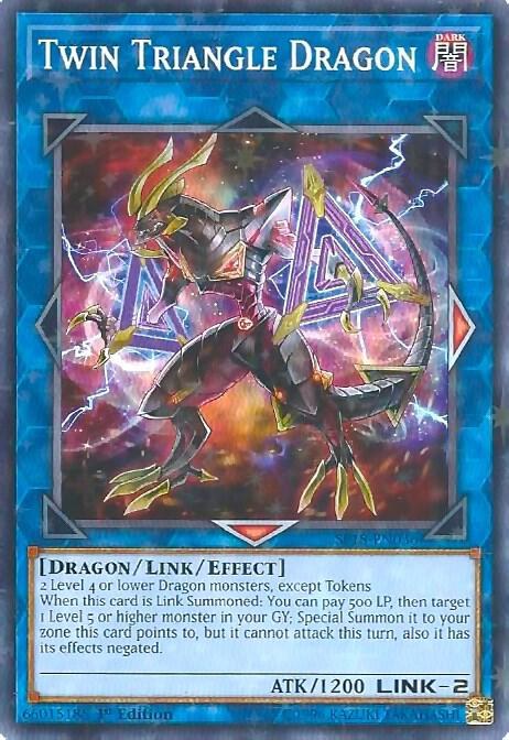 Twin Triangle Dragon - Starfoil