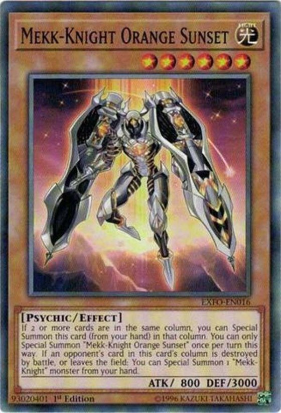 Mekk-Knight Orange Sunset - 1st Edition