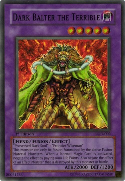 Dark Balter the Terrible - 1st Edition