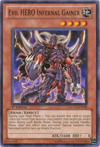Evil HERO Infernal Gainer - 1st Edition