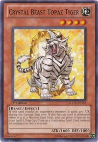 Crystal Beast Topaz Tiger - 1st Edition