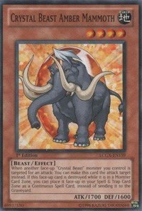 Crystal Beast Amber Mammoth - 1st Edition