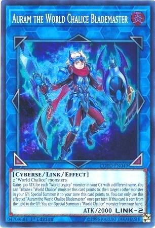 Auram the World Chalice Blademaster - 1st Edition