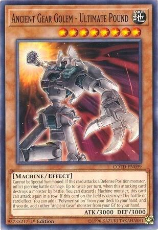 Ancient Gear Golem - Ultimate Pound - Unlimited