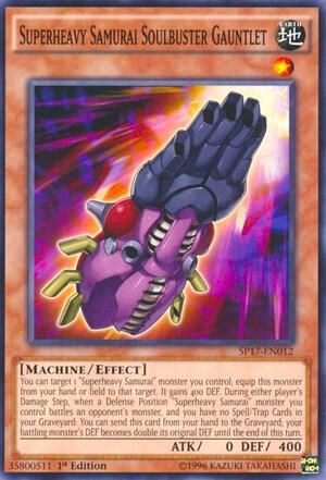 Superheavy Samurai Soulbuster Gauntlet - 1st Edition