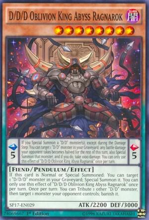 D/D/D Oblivion King Abyss Ragnarok - Starfoil