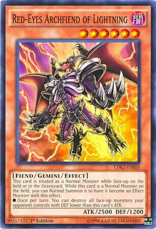 Red-Eyes Archfiend of Lightning - 1st Edition