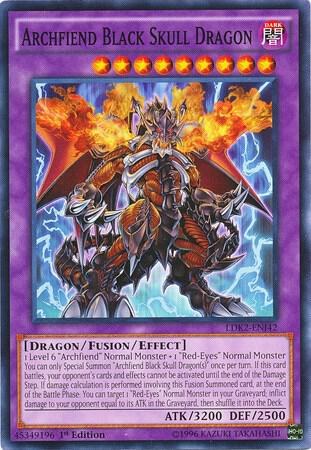 Archfiend Black Skull Dragon - Unlimited