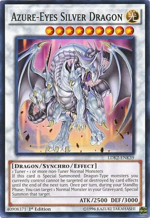 Azure-Eyes Silver Dragon - 1st Edition