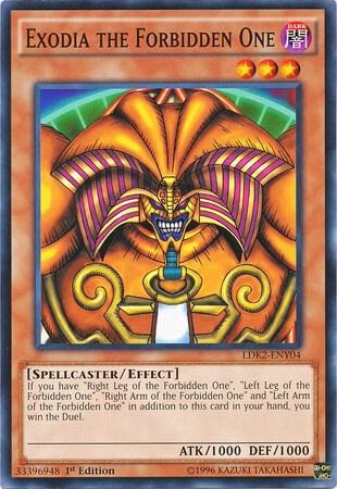 Exodia the Forbidden One - 1st Edition