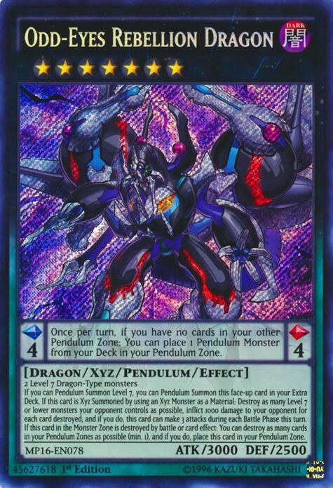 Odd-Eyes Rebellion Dragon - Unlimited