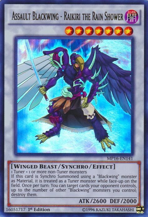 Assault Blackwing - Raikiri the Rain Shower - Unlimited