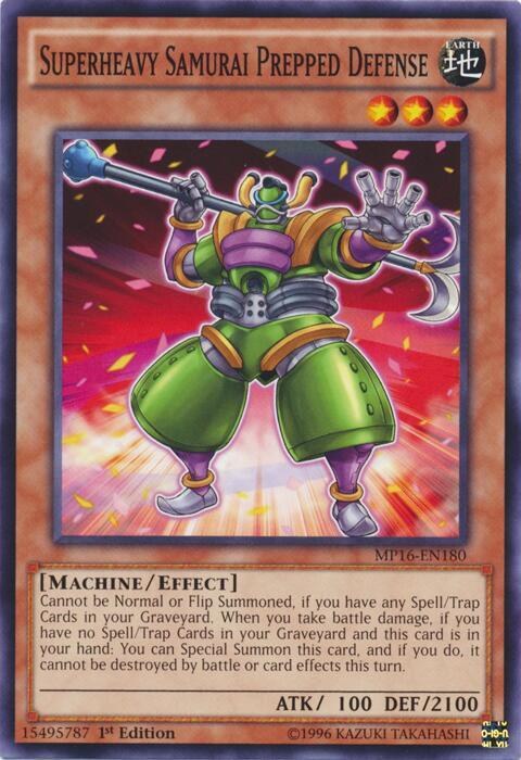 Superheavy Samurai Prepped Defense - 1st Edition