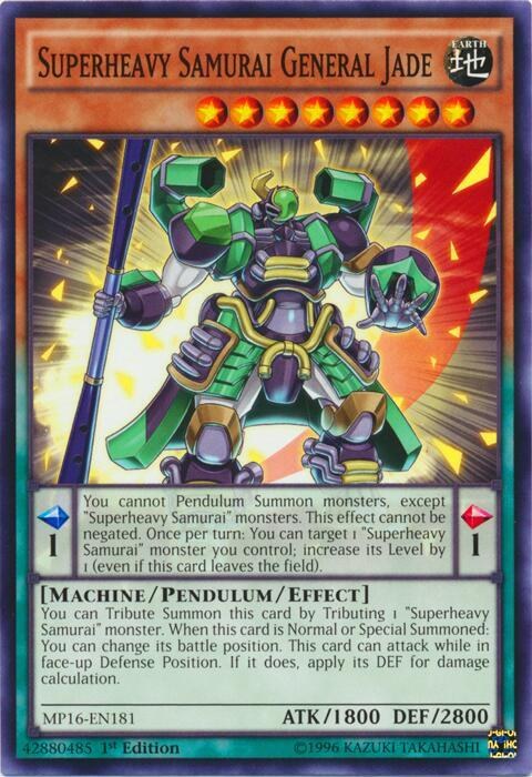 Superheavy Samurai General Jade - Unlimited