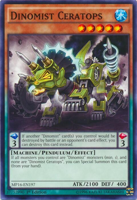 Dinomist Ceratops - 1st Edition