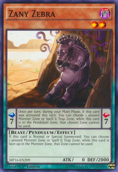 Zany Zebra - 1st Edition