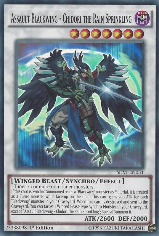 Assault Blackwing - Chidori the Rain Sprinkling - 1st Edition