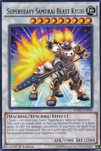 Superheavy Samurai Beast Kyubi - 1st Edition