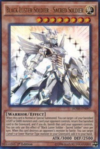 Black Luster Soldier - Sacred Soldier - 1st Edition