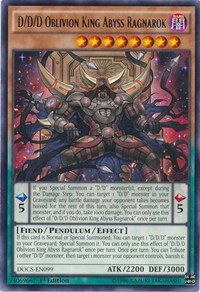 D/D/D Oblivion King Abyss Ragnarok - 1st Edition