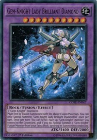 Gem-Knight Lady Brilliant Diamond - 1st Edition