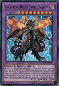 Archfiend Black Skull Dragon - 1st Edition