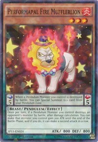 Performapal Fire Mufflerlion - Shatterfoil
